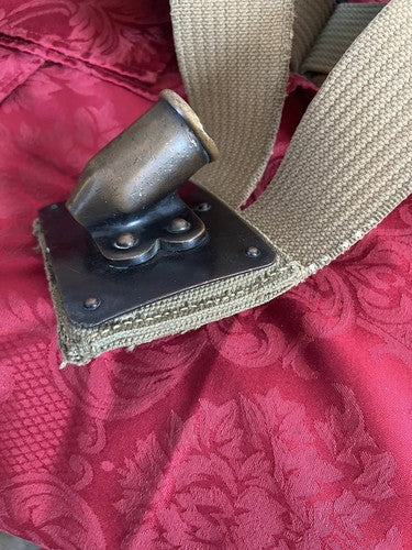 WW1 British Army Standard Bearer Flag Carrying Harness Canvas 50th Div Artillery - Image 18