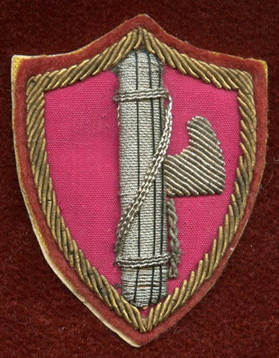 Mussolini Il Duce Trumpet Banner Guardia Pretoriana Personal Bodyguard Gold Silk - Image 12