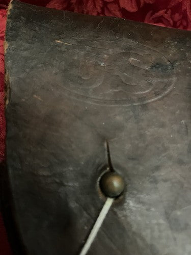 WW2 US Army M1911 1911 Leather Holster Sears 1942 Original Thigh Cord Field Gear - Image 4