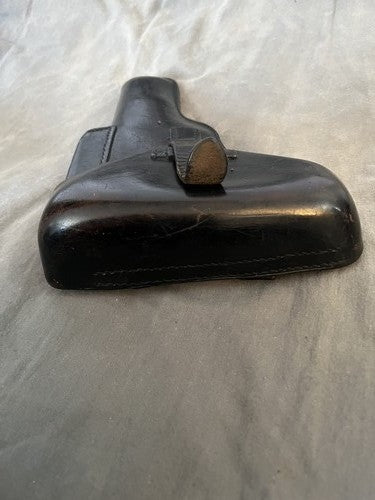 Original Belgian WW2 Browning Hi-Power P35 Black Leather Holster Mag Pouch 28739 - Image 10