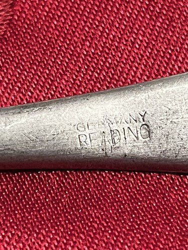 Six WW2 German Aluminum Dinner Spoons Wehrmacht Issue Reading Germany Mess Hall - Image 8