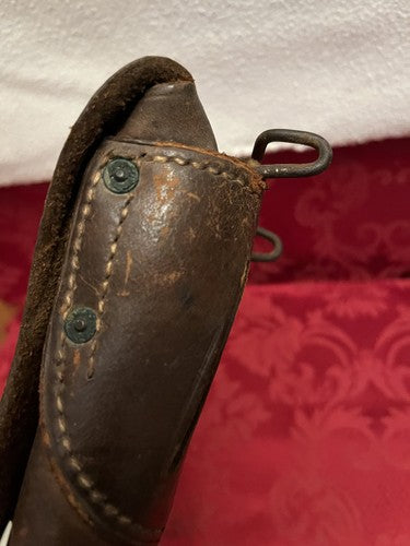 WWII US Army 1942 Sears 1911 Leather Holster Boyle Ammo Pouch Canvas Belt Mint - Image 12