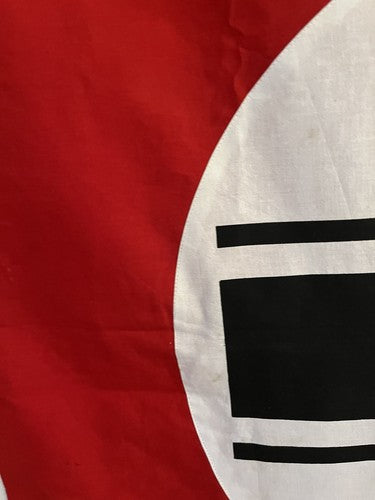 German WW2 1943-45 Deutschland Baltic Cross Vehicle ID Flag Cotton Linen Mint - Image 5