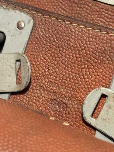 V. Rare German WW2 M40 Cavalry REAR Saddlebag  (Packtasche)  Frankfurt 1940 - Image 9