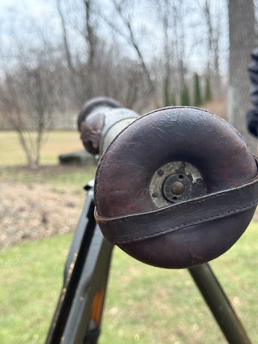 Original German WW2 Afrika Korps Range Finder, Calibration Board, & Tripod - Image 7