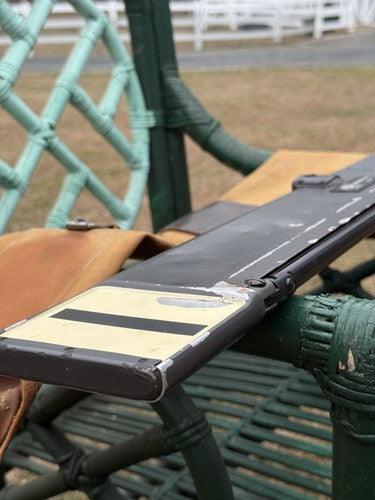 Original German WW2 Afrika Korps Range Finder, Calibration Board, & Tripod - Image 14