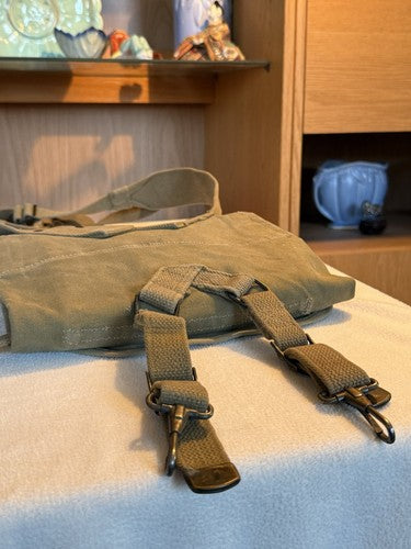 US Army WWI M1910 Haversack Backpack LCC & Co 1918 Unissued Canvas Field Pack - Image 5