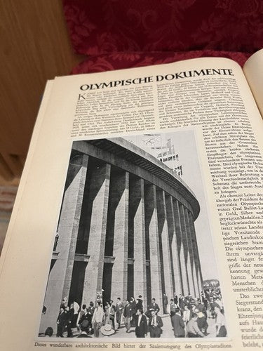 German WW2 1936 Summer Olympics Album Olympia 1936 Vol 2 Jesse Owens Berlin Book - Image 11