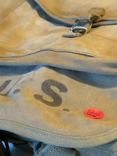 US Army WWI M1910 Haversack Backpack LCC & Co 1918 Unissued Canvas Field Pack - Image 2