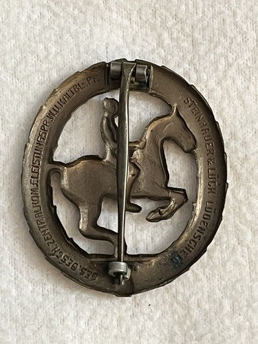German WW2 Era Horsemans Proficiency Badges Silver Bronze Steinhauer & Luck MINT - Image 5