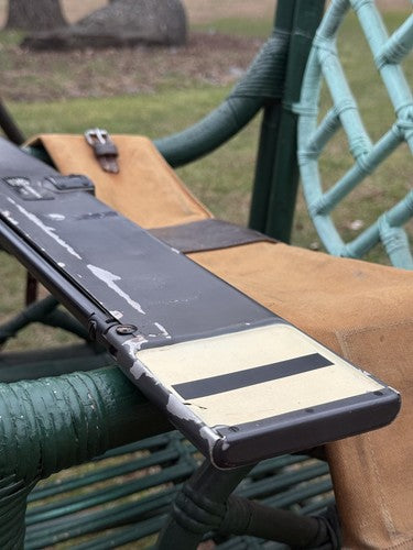 Original German WW2 Afrika Korps Range Finder, Calibration Board, & Tripod - Image 12