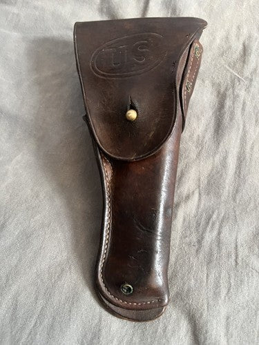 WWI US Army Model 1916 Leather 1911 Holster Boyt Manufacturing Co Original 1918 - Image 3