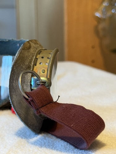 Vintage Soviet Military Tank Goggles Glass Vented USSR 1985 Cold War 12.4.013-85 - Image 5