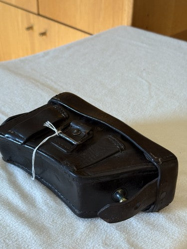 WW1 German Leather Cartridge Box Mannlicher M95 Rifle Pouch Volksturm 1945 Rare - Image 4