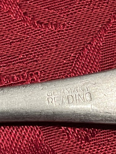 Six WW2 German Aluminum Dinner Spoons Wehrmacht Issue Reading Germany Mess Hall - Image 6