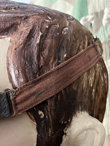 WW2 German Wehrmacht Rommel Afrika Korps Leather Dust Goggles Mint Condition - Image 11