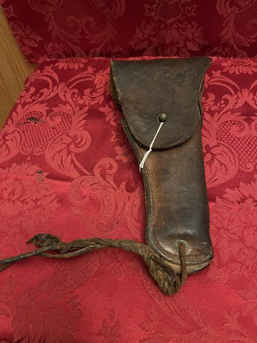 WW2 US Army M1911 1911 Leather Holster Sears 1942 Original Thigh Cord Field Gear - Image 5