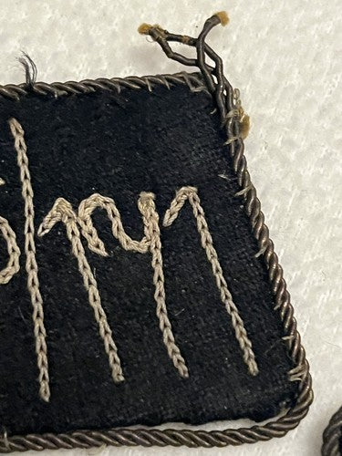 WW2 German SA Stormtrooper Brownshirts Collar Tabs Rank Oberscharfuhrer RZM Tag - Image 4