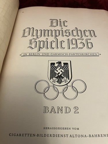 German WW2 1936 Summer Olympics Album Olympia 1936 Vol 2 Jesse Owens Berlin Book - Image 5