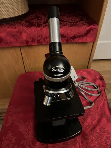 Wolfe Microscope Model #820146 LED Illumination DIN Optics Excellent Condition