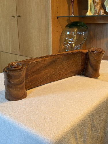 WW2 US Army Philippine Scouts Hand Carved Wood Desk Plaque Jim Spellacy AEC Mint - Image 6