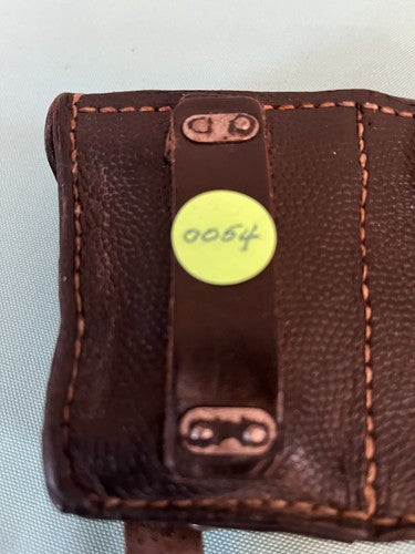 Original WW2 German Wehrmacht Black Pebbled Leather K98 Mauser Ammo Pouch O/0448 - Image 4