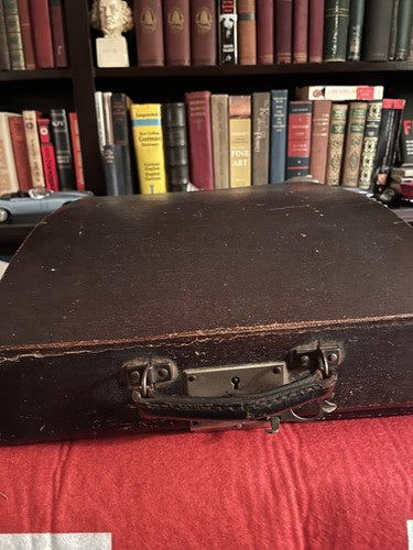 Rare 1930s German Issued Adler Portable Typewriter Qwertz Keyboard Field Style - Image 6