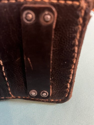 WW2 German Wehrmacht Black Leather K98 Mauser Ammo Pouch RB Nr O/0396/0027 - Image 7