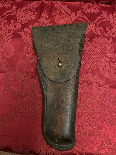 WW2 US Army M1911 1911 Leather Holster Sears 1942 Original Thigh Cord Field Gear - Image 6