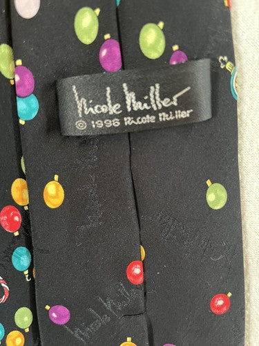6 Vintage Silk Neckties Nicole Miller Looney Tunes Daffy Duck 1997 New Condition - Image 10