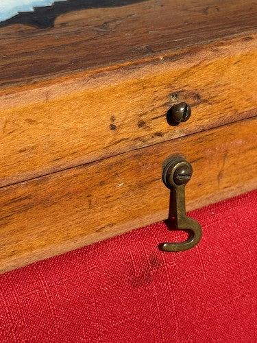 WW2 US Army 101st Airborne Officer Wooden Personal Effects Box Hand Painted Unit - Image 4