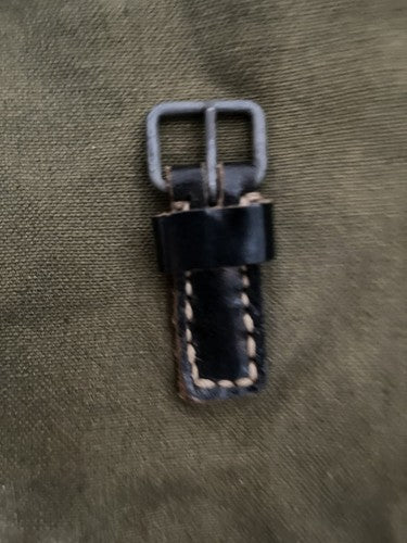 WW2 German Wehrmacht 1941 Olive Canvas Rucksack Backpack Maker Marked DAK Africa - Image 5