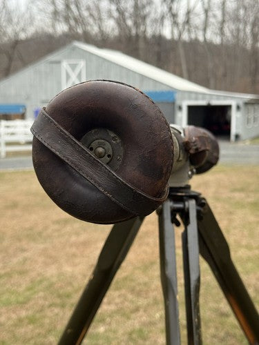 Original German WW2 Afrika Korps Range Finder, Calibration Board, & Tripod - Image 2