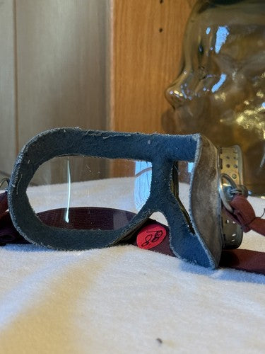 Vintage Soviet Military Tank Goggles Glass Vented USSR 1985 Cold War 12.4.013-85 - Image 4
