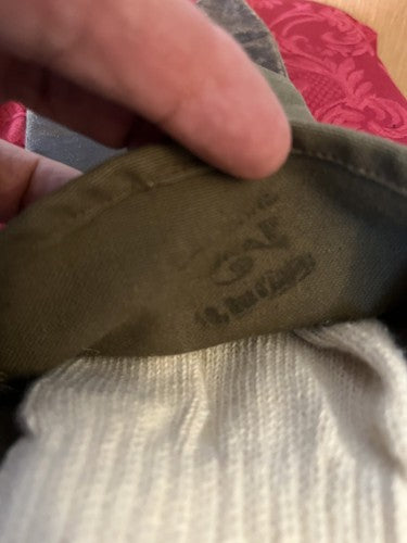 WW2 French Army Leather Canvas Machine Gunner Motorcycle Gloves Mittens MG34 - Image 7