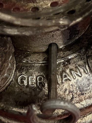 WW2 German 1940 FROWO Oil Lantern Nr 50 Original Wick Feuerhand Globe Unpainted - Image 5