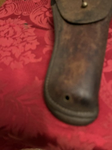 WW2 US Army M1911 1911 Leather Holster Sears 1942 Original Thigh Cord Field Gear - Image 11