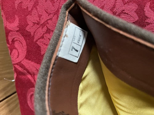 WW2 US Army Air Force AAF Officer Garrison Cap Sterling Wings Lewis Brown Wool 7 - Image 8