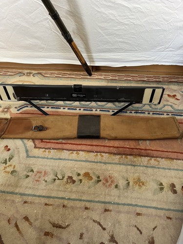 Original German WW2 Afrika Korps Range Finder, Calibration Board, & Tripod - Image 22