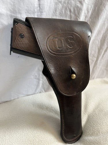 WWI US Army Model 1916 Leather 1911 Holster Boyt Manufacturing Co Original 1918