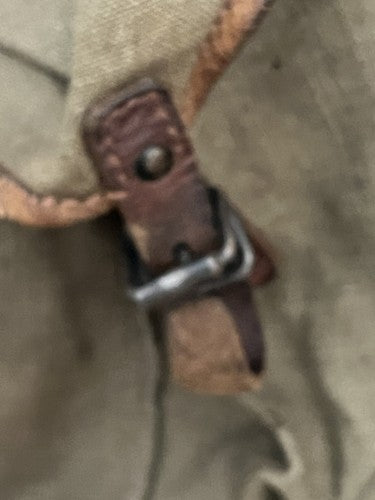 WW2 German Wehrmacht M34 Heavy Canvas Rucksack Backpack ID 2-Strap 2-Pocket - Image 7