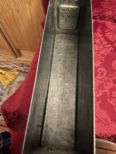WW2 German Paratrooper Aluminum MG34/42 Ammo Box 1939 Wehrmacht Dunkelgrau Paint - Image 8