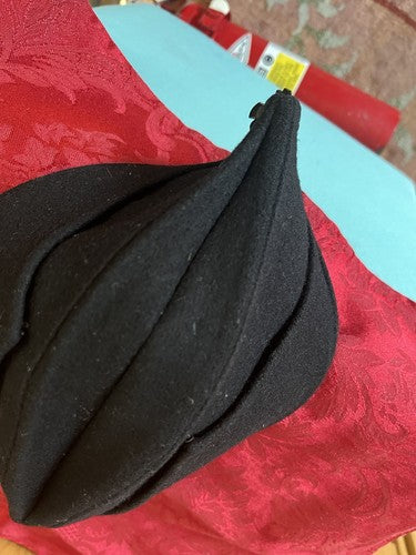 WW2 Italian GIL Youth Garrison Cap Black Wool MINT Overseas Hat Giventu Italiana - Image 7