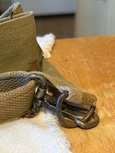 Original WW2 U.S. Army M1936 Musette Bag Field Pack 1943 Atlantic Products Corp - Image 4