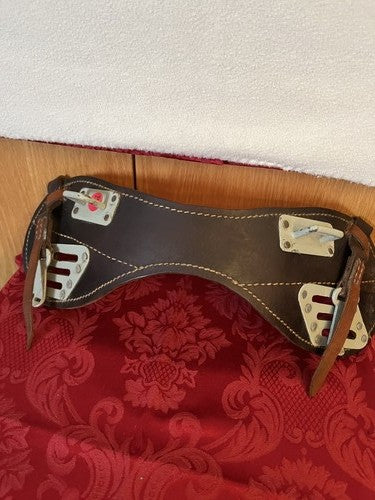 WW2 German Cavalry Leather Sattel Uberwurf M34 Overthrow Coupling Device Replica