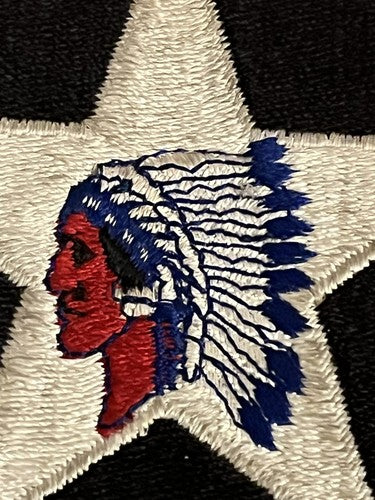 WW2 US 2nd Infantry Division Indian Head Sleeve Patches D-Day Battle of the - Image 7