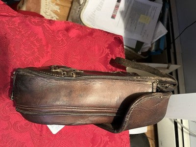 V.Rare Pair WW1 German Cavalry Saddlebags Reissued WW2 Troops Leather - Image 14