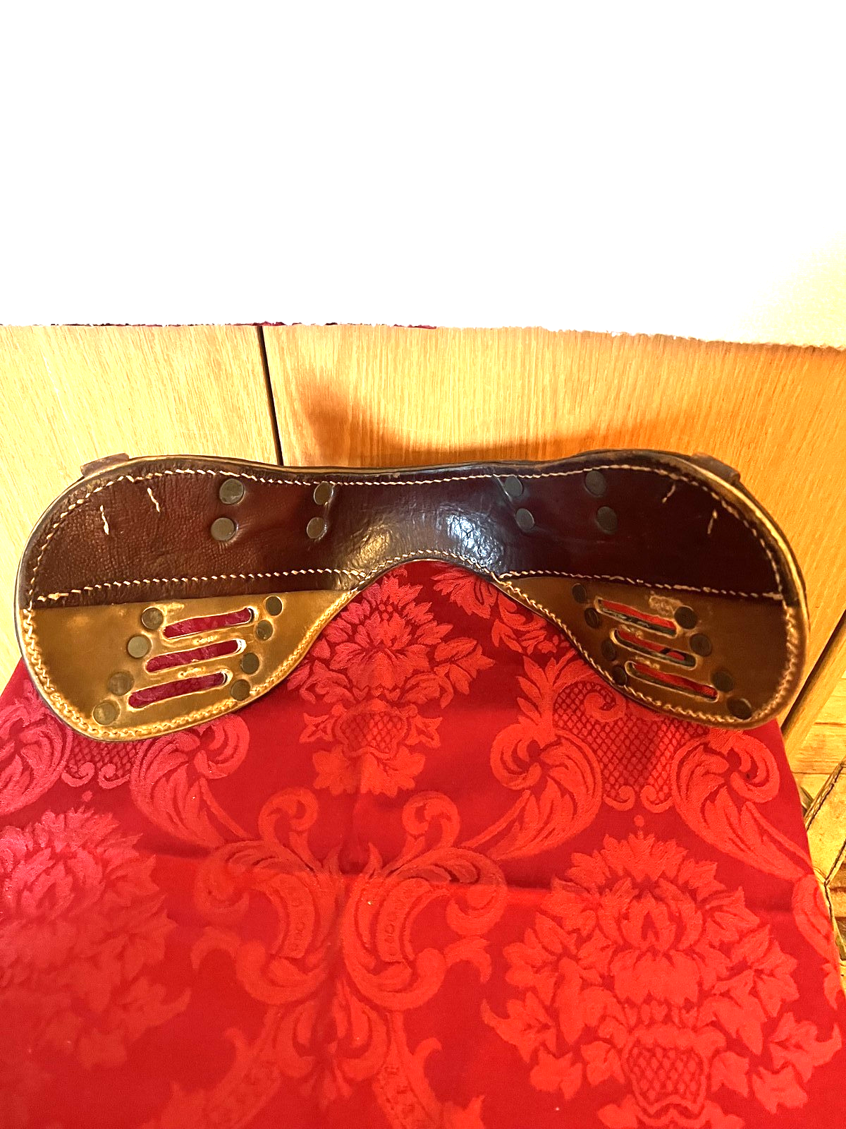 WW2 German Cavalry Leather Overthrow Coupling Device Sattel Uberwurf 34 1943 CEA - Image 5