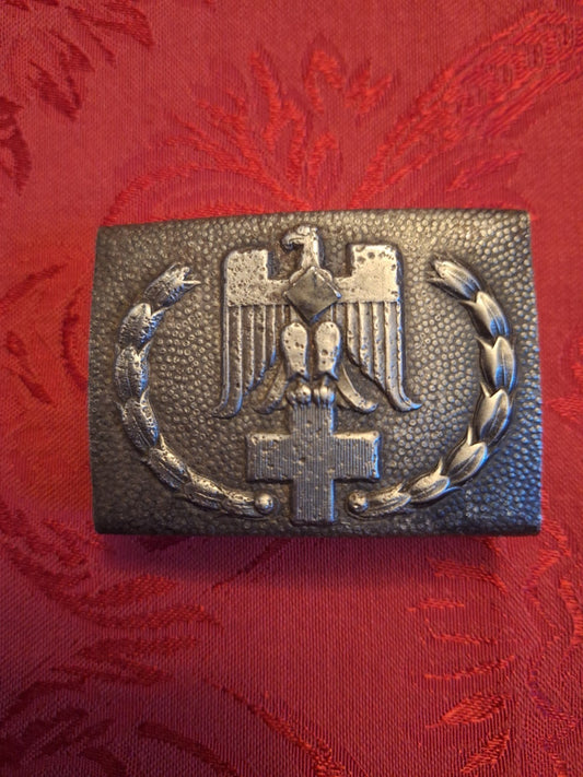 WW2 German Red Cross Belt Buckle DRK Variant Design Koppelschloss Original 1942