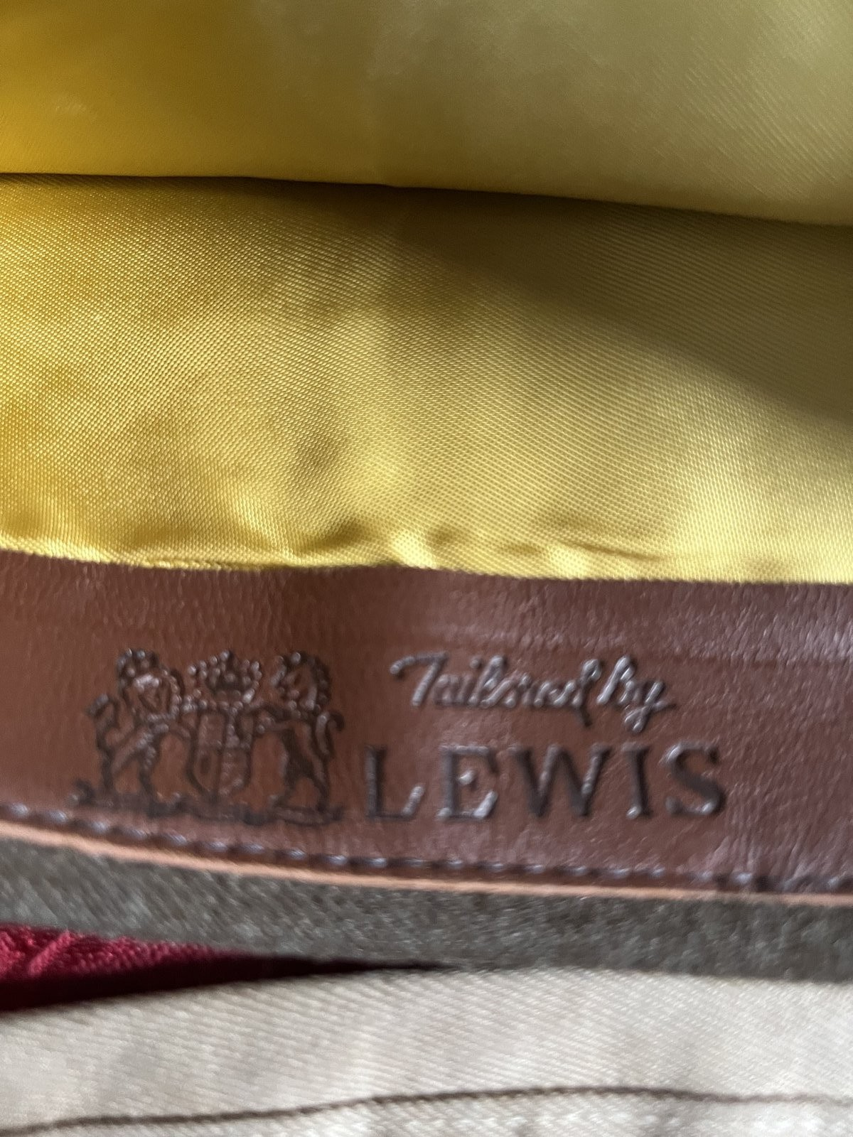 WW2 US Army Air Force AAF Officer Garrison Cap Sterling Wings Lewis Brown Wool 7 - Image 7